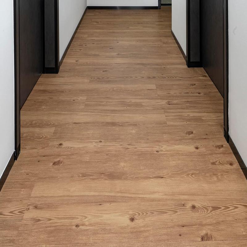 NEW Flooring - Lino Flooring with Pink Brown Effect,Peel and Stick Floor Tiles Self Adhesive Floor,2.0mm 36pcs Waterproof for Hallway Kitchen(5.02‎m²,Pink Brown) 0