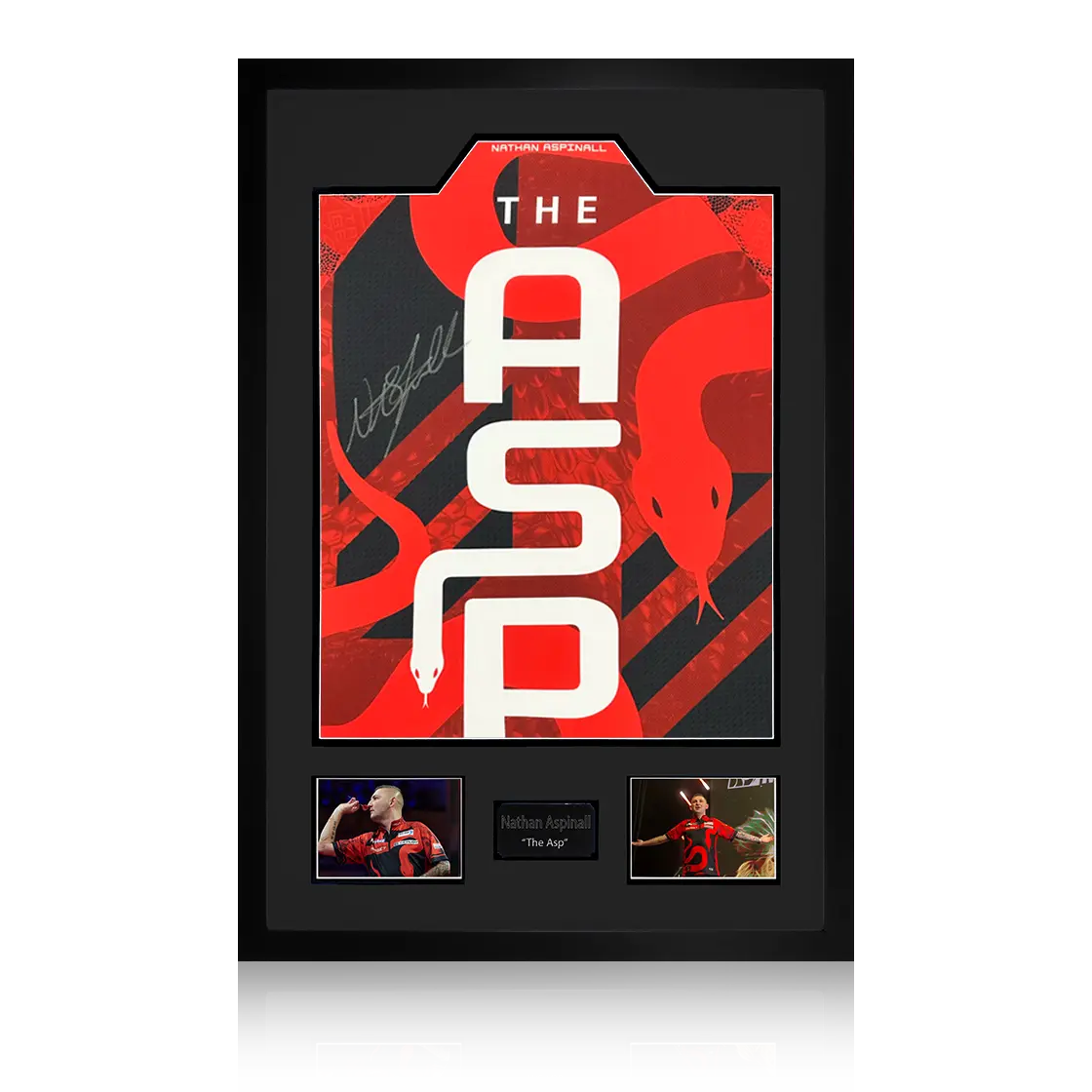 Nathan Aspinall Signed 2025 Shirt Premium Frame