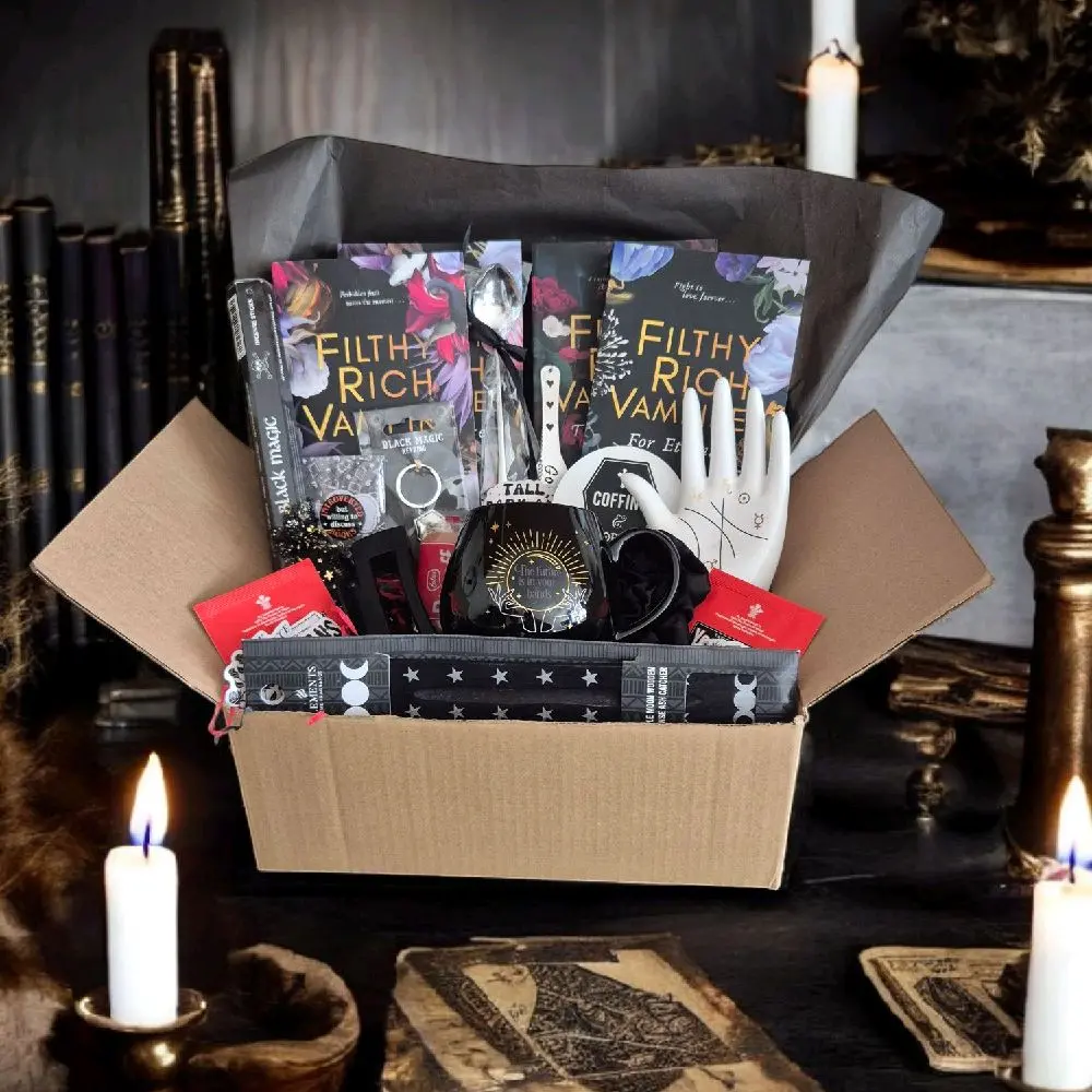 Smelly Llamas Co - Vampire Book Box - Vampire Blind Date with a Book - Vampire Book Hamper