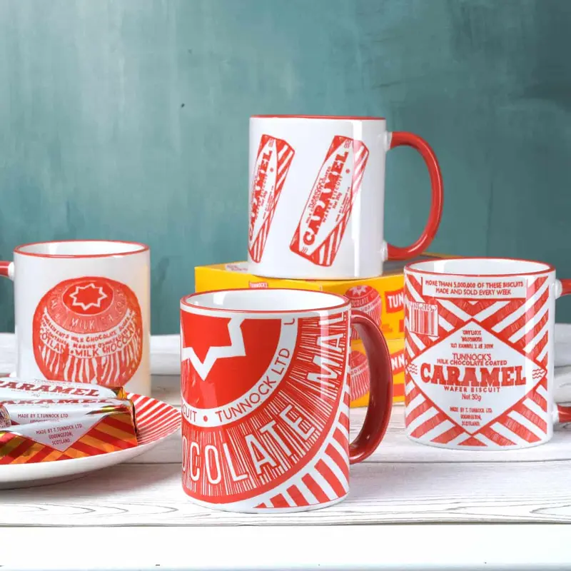 Caramel Wafer Repeat Chunky Mug 3