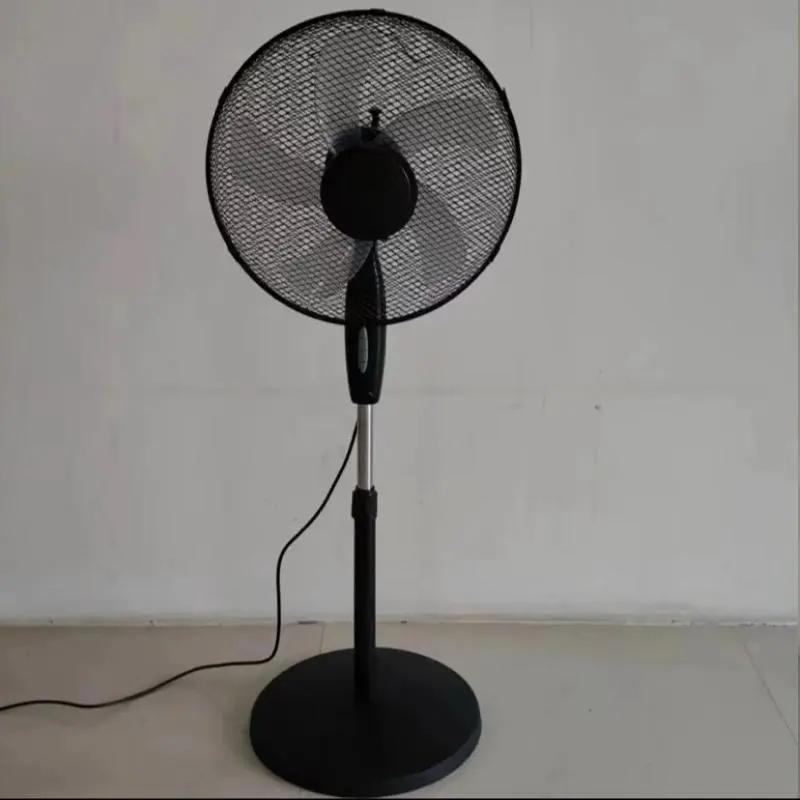Stand Fan Pedestal fan 16" Oscillating free stand fan Floor fan adjustable height 3 Speed Black & White 5