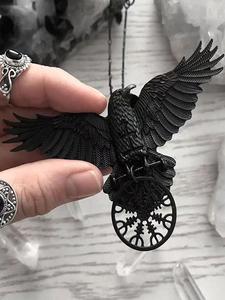 Unisex Punk Eagle Pendant Necklace Without Box
