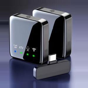 Multifunctional Wireless Lavalier Microphone, 1 Set Plug Play Professional Wireless Lavalier Microphone For Audio Recording, YouTube/TikTok/Interview/Vlog/Livestream/Podcast/Teaching USB Streaming Mic