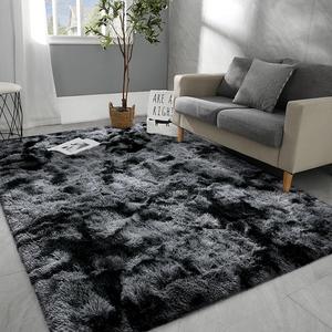 Tie-dye Design Faux Fur Rug, 1 Count Modern Soft Plush Area Rug, Tatami Carpet, Non-slip Indoor Mat for Living Room Bedroom, Home Decor