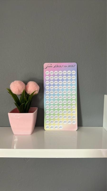 Product Introduction of Save £2025 in 2025 challenge - saving tracker for cash stuffing, budgeting and saving money calender 8