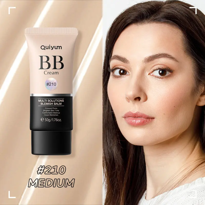 BB Cream Light, Hydrating Full-Coverage Foundation & Concealer, Color Correcting Cream, Tinted Moisturiser with SPF 50 face  foundation 7