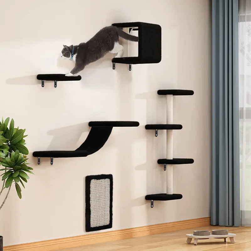 Pets Mood Cat Tree Set with Hammock & Jumping Platform 1