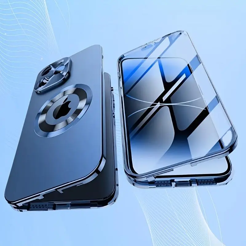 New Anti-Spy Phone Case Series, Magnetic 2-In-1 Design, Complete Protection Case, Compatible with Iphone 16/15/14/13/12 Pro Max Plus 4