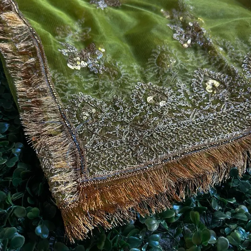 Bridal Qabool Hay Dubatta - Net Material -Colours 8