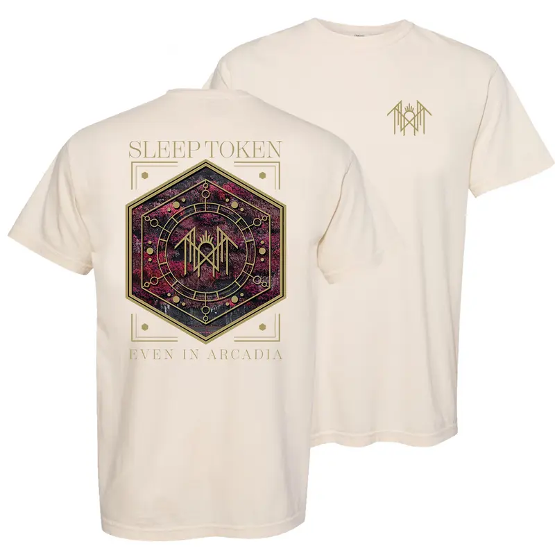 Sleep Token Even In Arcadia Album 2-Side T-Shirt, Double-Sided Graphic Unisex T-Shirt, for Men, for Women, Menswear Band Merch 6