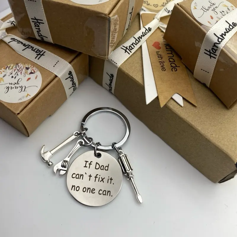 If Dad Can't Fix It No One Can Keyring keychain great Father’s Day present gift