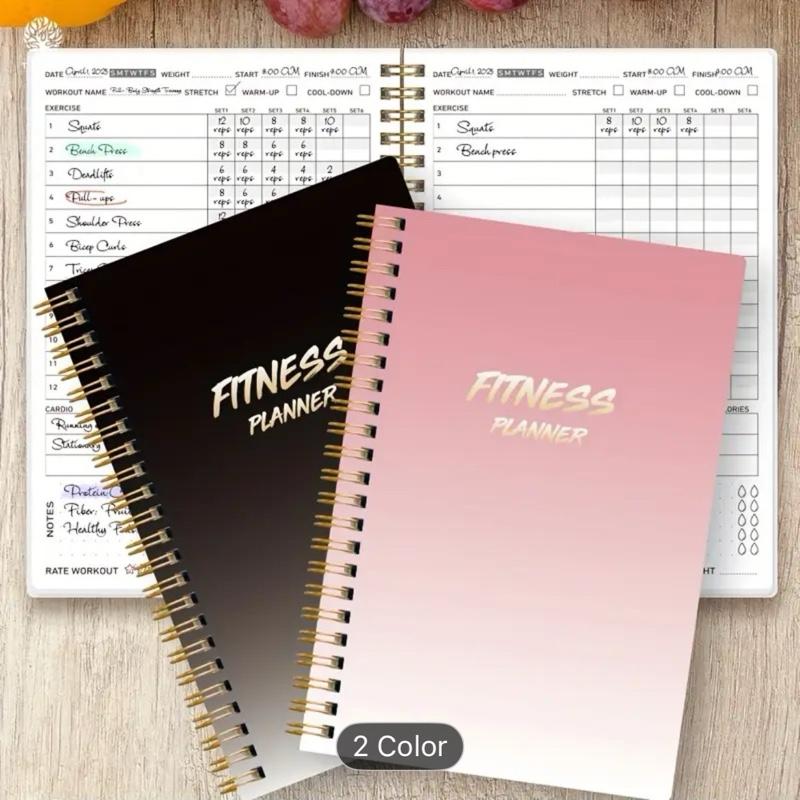 Fitness Planner Notebook - Daily Workout Tracker, Goal Setting, and Body Measurement 8