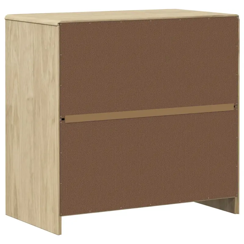 Sideboard Sauda Oak 80X43X75.5 Cm Solid Wood Pine 5