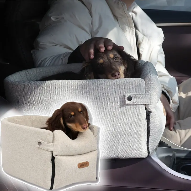 Car Central Dog Car Seat Bed Portable