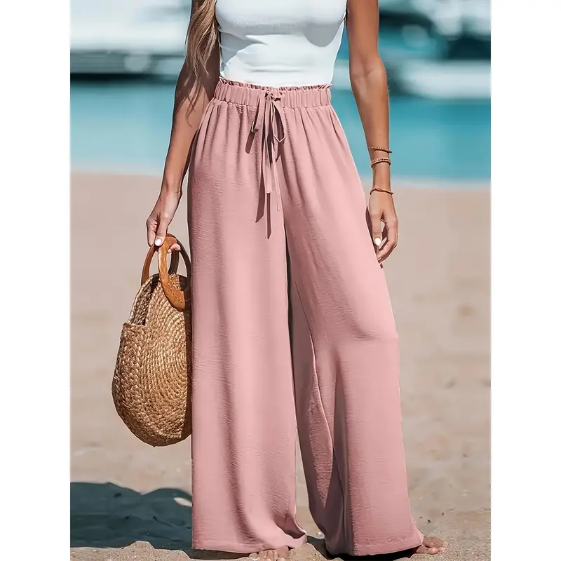 High-waisted Wide-leg Comfortable and Breathable Loose Pants for Women's Casual Fashion 6