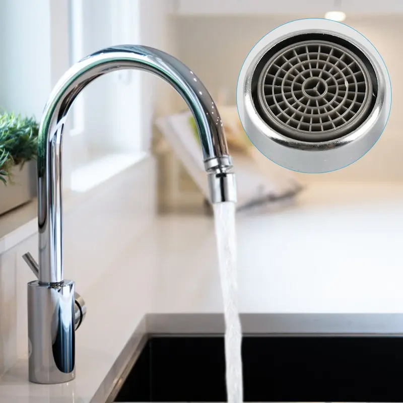 Kitchen Tap Head Water Saving Faucet Extender Sprayer Sink Spray Aerator Set 6