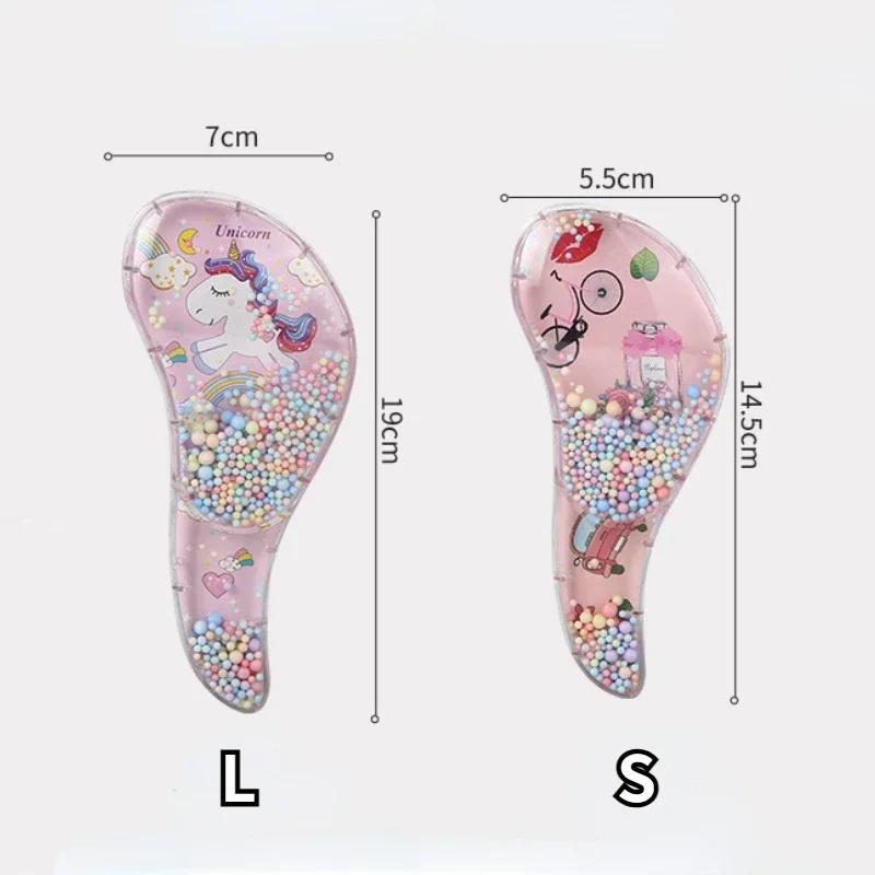 Cartoon Animal Baby Combs High Quality Anti-knot Hair Massager Kids Hair Brushes Hairdressing Comb for Children Adult Hair Care 5