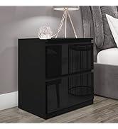 Product Introduction of High Gloss Chest of Drawer, 8 Drawer Bedroom Chest of Drawer Bedside Table Cabinet for Bedroom Living room Furniture, Black, 120W x 40D x 97H cm 34