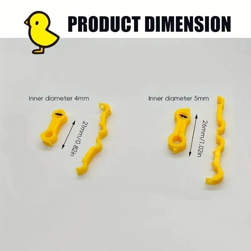 8pcs of Leg Braces for Chicks, Designed for The Leg Recovery of Young Chickens, Quails, Ducklings, And Small Birds, Suitable for Poultry Farming, Farms, And Poultry Breeding Facilities. 3