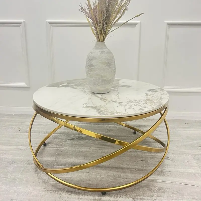 Luxury Spiro Coffee Table with Sintere stone Top