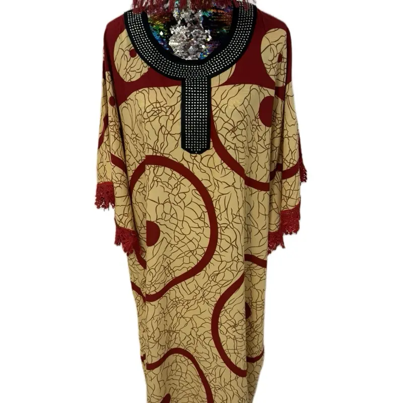 Majestic Orbit Kaftan Set – Ankara Inspired Elegance 1