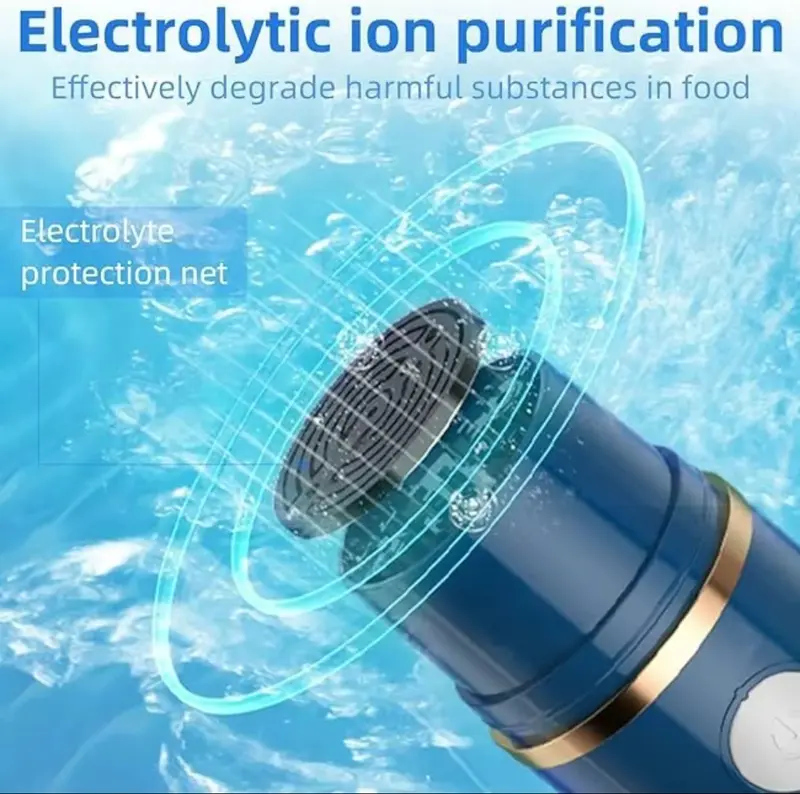 Fruit Washing Machine, Wireless AutomaticVegetable Cleaner, Vegetable Washing MachineGadgets for The Home, Fruit Cleaner Device,Specialty Kitchen Electric Appliances, HomeEssentials, Appliance, Electric 2