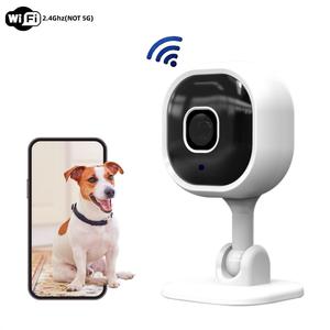 Wireless Wifi Security Camera, 2.4GHz 1080P HD Lens Security Camera with Night Vision, Baby Monitor, Moving Detection Pet Camera with Phone App, Indoor Camera for Store/Warehouse/Factory/Home