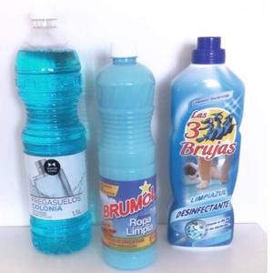 The Cologne Bundle - Strong Fresh Clean 3 Brujas Disinfectant - Limpiazul 1L Concentrated Cleaner and Colonia Floor Cleaner with Cologne Aroma for Home Care Supplies Household Pet Safe Cleaning
