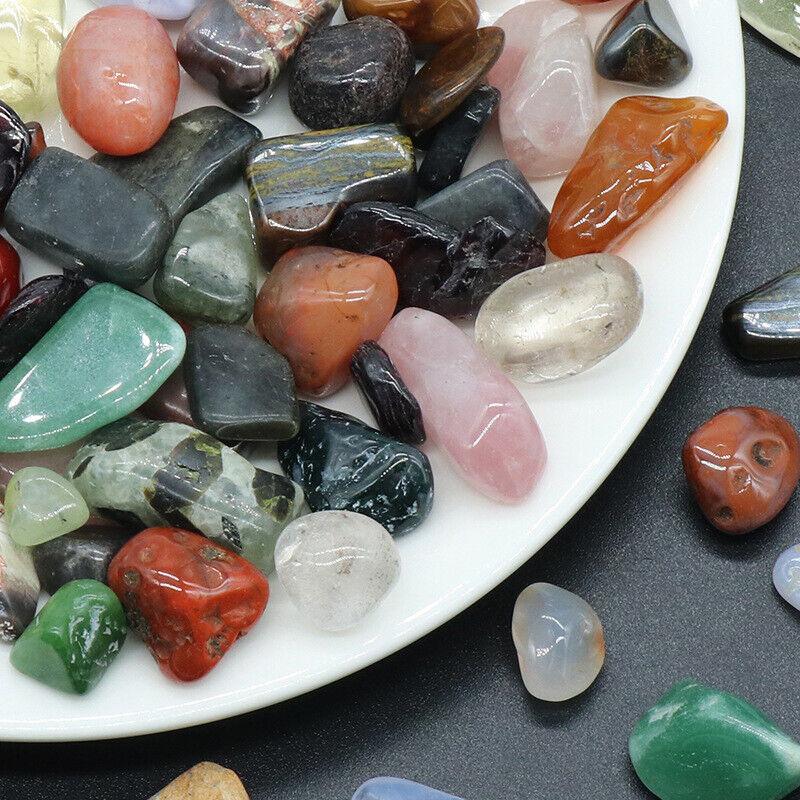 1KG Best Healing Natural Crystals Tumble Stones Mixed Chakra Gemstones 10-20mm 3