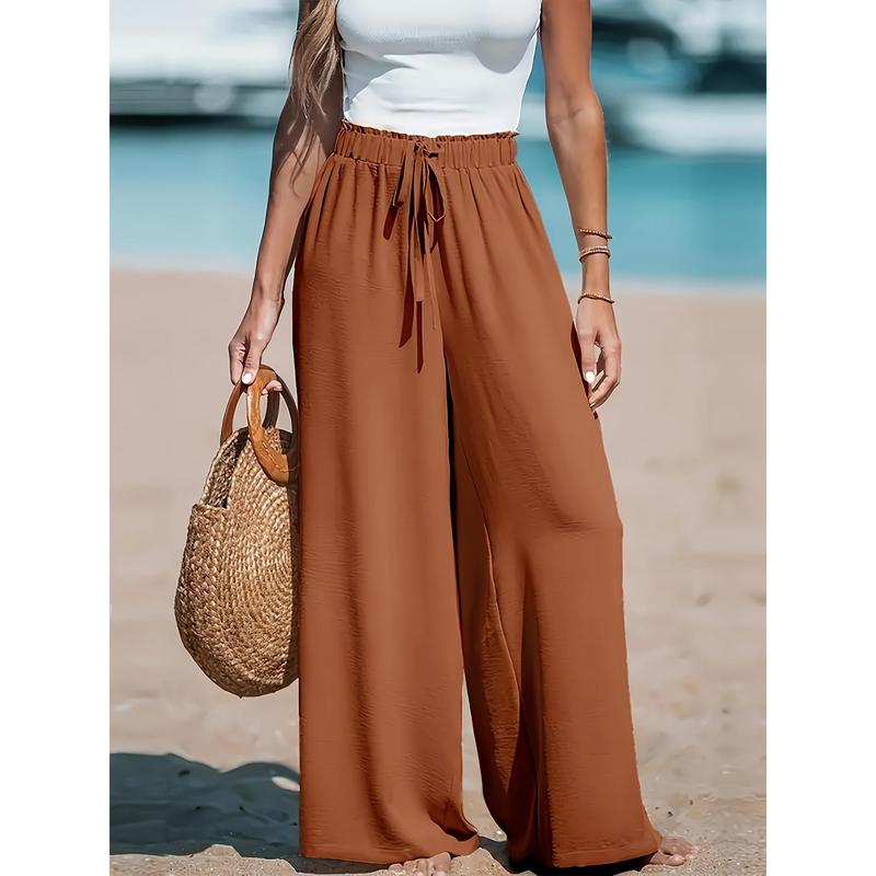 High-waisted Wide-leg Comfortable and Breathable Loose Pants for Women's Casual Fashion 2