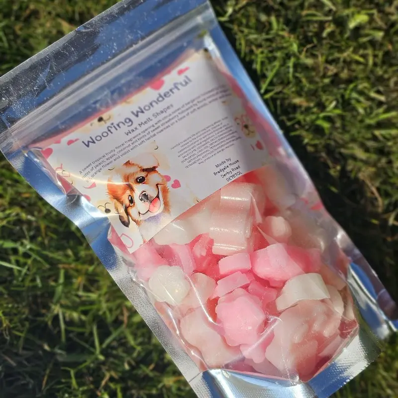 Wax Melt Shape Bags 100g Variety Scents - Assorted Colored Wax Melts in Clear Packaging for Creative Scents 2