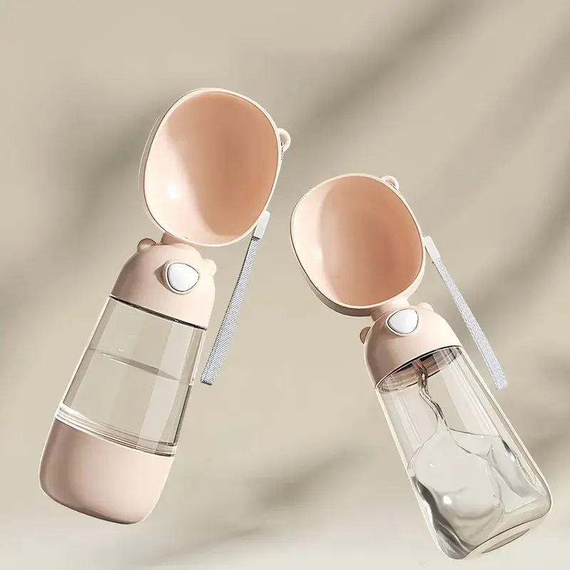 Dog Portable Water Bowl Portable Food Grade Material Dog Cat Travel Pet Water Cup Bottle With Food Dispenser Pet Dog Supplies 2