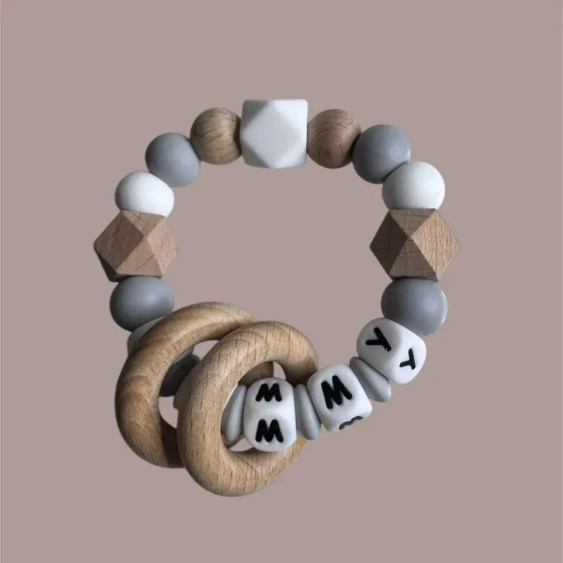 Baby Toy Teething rings,unisex 6