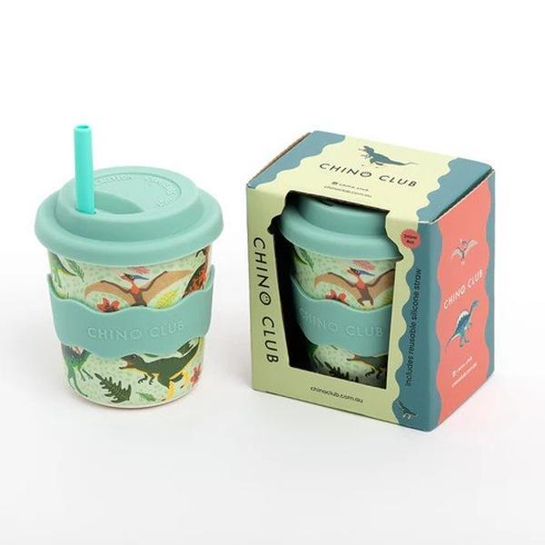 Chino Club UK Dinosaur Reusable Babychino Babyccino Cup 120ml Small Gift Idea 0