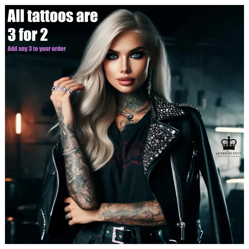 Gecko Lizard Waterproof Temporary Tattoo Fake Stickers Women Mens Body Arm Leg 3