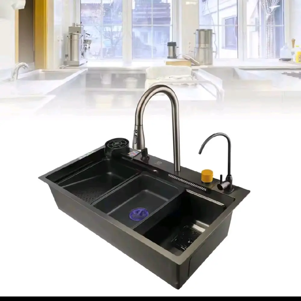 Professional Modern Kitchen Sink - Easy Installation, Rustproof, Thickened, Large Capacity for Home Kitchen