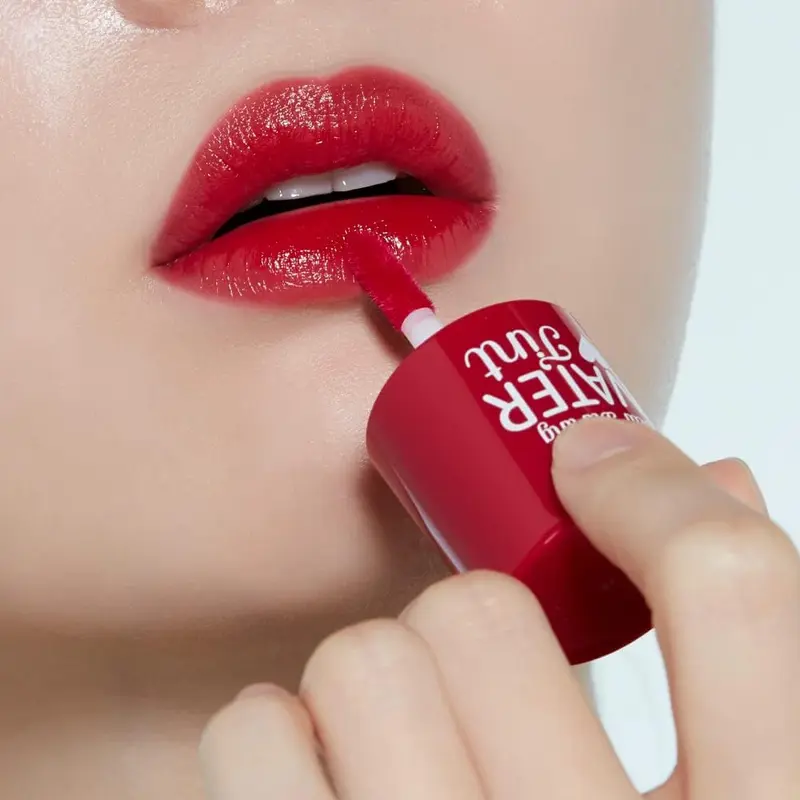 Etude House Dear Darling Water Tint Cherry Ade (21AD) | Vivid Color Lip Stain with Moisturizing Weightless & Non-sticky Finish | Smudge-proof & Lightweight | K-beauty 1