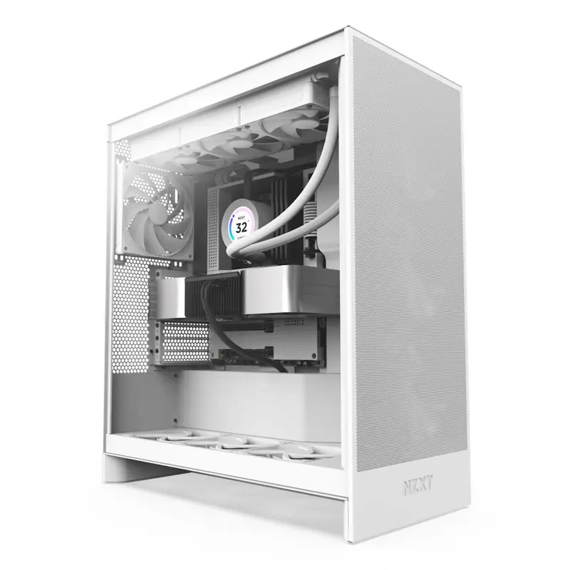 NZXT H7 Flow Midi Tower White 0