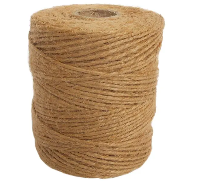 Jute Twine Biodegradable Garden Twine - 333 Feet / 101m Jute String, 3 Ply 2mm Thickness Jute Rope for Decoration, Garden, Floristry, DIY Arts, Bundling, Crafts & Wrapping - Brown (Pack of 1)