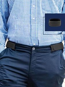 No Buckle Belt, Business Style Adjustable Waistband for Men & Women, Casual Waistband for Jeans Trousers