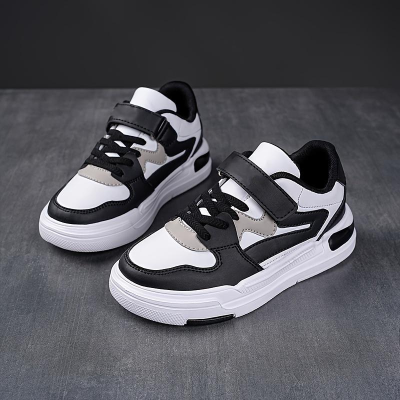 Casual Comfortable Low Top Sneakers For Boys, Wear-resistant Non-slip Skateboard Shoes For All Seasons 0