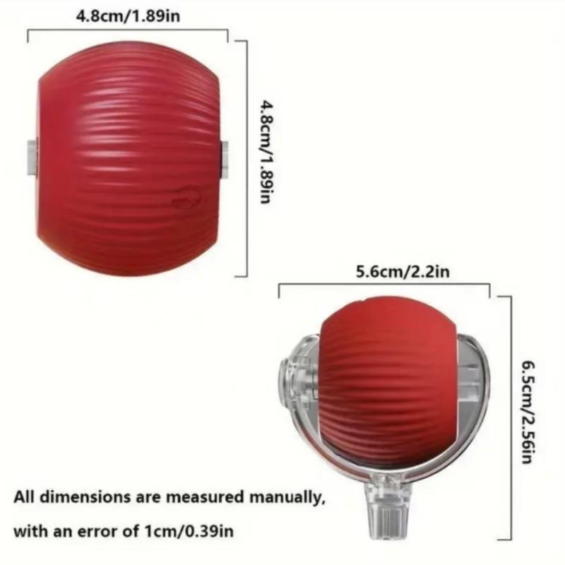 Newly Designed 360° Interactive Electric Rolling Mobile Rechargeable Self-play Stimulating Toy, Pet Chase Ball with Fast Tail Rope, Suitable for Indoor Cat, Small Dog Toy 2