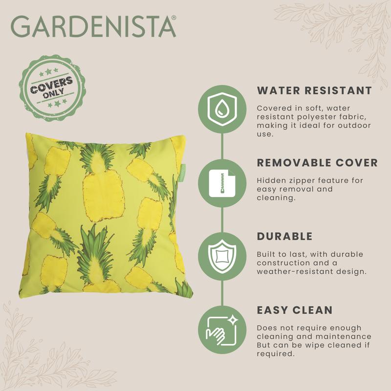 Garden Decorative Cushion Covers Water Resistant Cushions Cover Printed Pillows 5