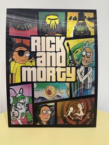 3D Poster | Rick & Morty | Lenticular Flip Poster | High Quality Decor Print