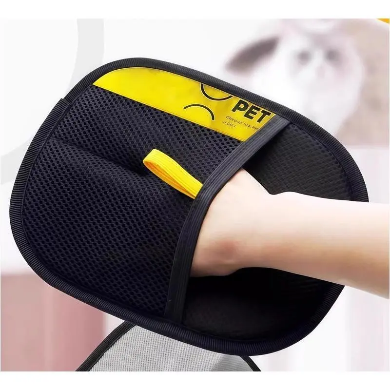 Pet Hair Remover, Electrostatic Pet Hair Removal Gloves, Reusable Cat&Dog Hair Remover for Couch, Furniture, Carpet, Car Seat, Pet Grooming Gloves 1