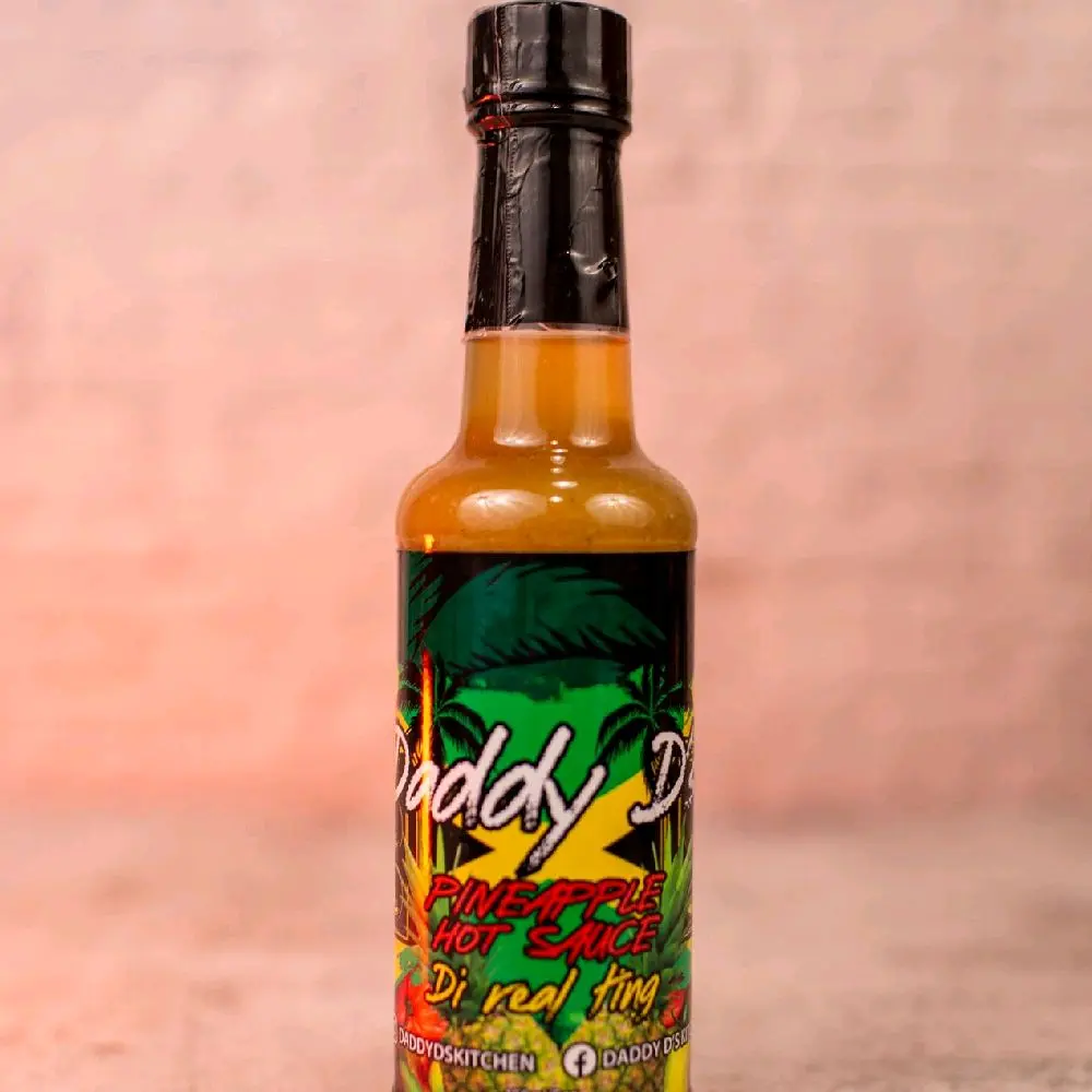Authentic Jamaican Pineapple Hot Sauce. 150ml