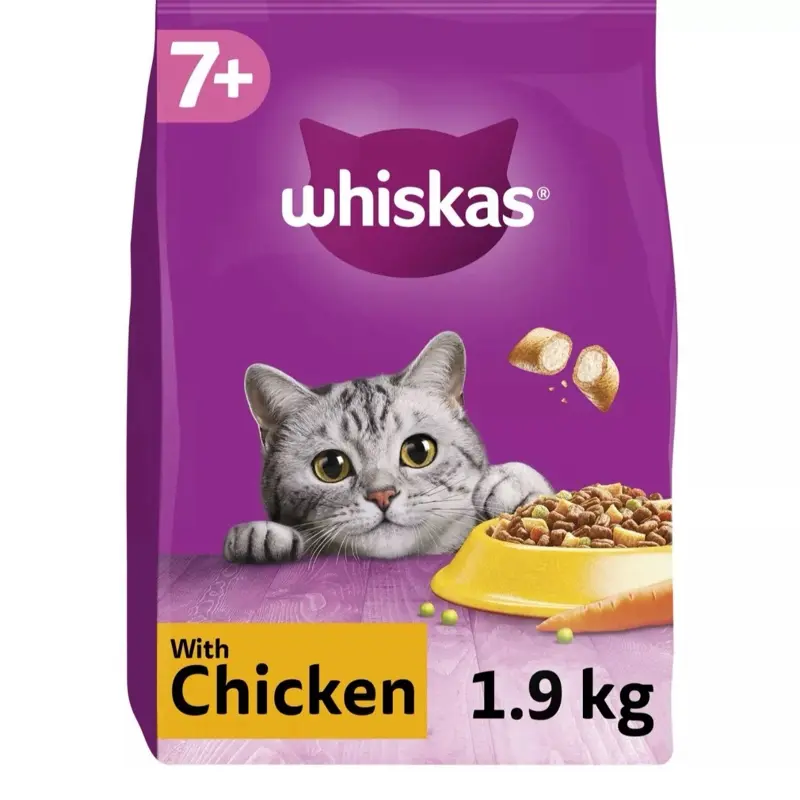 Whiskas Dry Cat food Adult, Kitten & Senior Pet Foods - Free Delivery 6