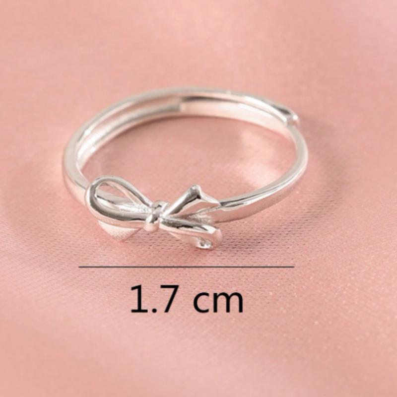Fashion bow decoration ring, suitable for women's daily wear on Valentine's Day 3