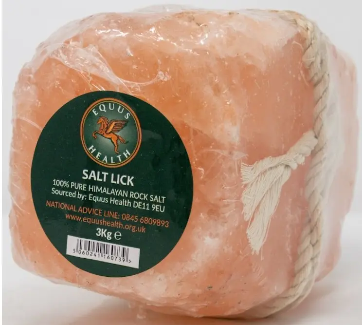 Equus Health Salt Lick. Horse feed supplement, 100% pure Himalayan rock salt.