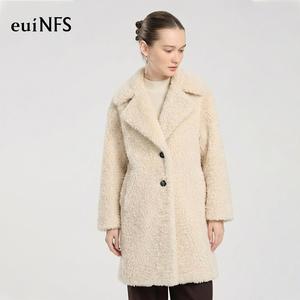 【euiNFS】Soft teddy-textured fabric with a dense, plush surface that feels warm yet lightweight【E463022】